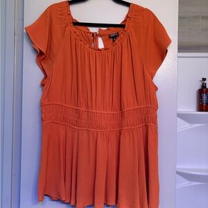 Torrid Orange Blouse